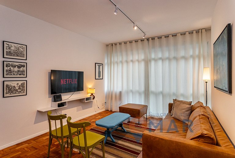 2 habitaciones a 5min de Playa Ipanema |RE 433/601