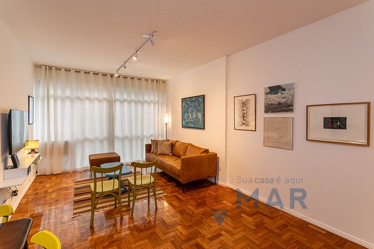 2 Quartos a 5 min da Praia de Ipanema | RE 433/601
