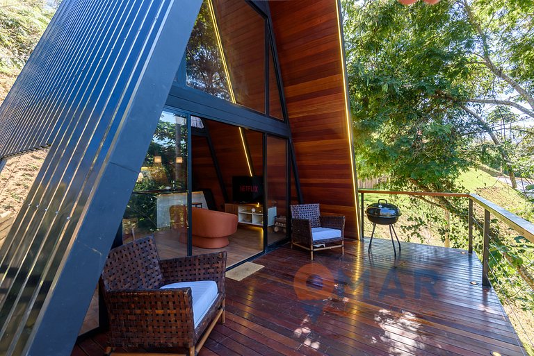 Romantic Cabin with Hot Tub | Canto da Serra 43B
