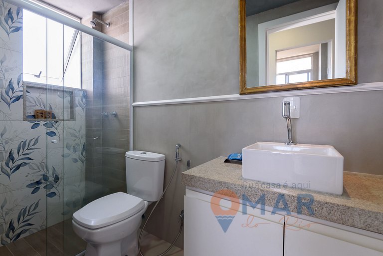 1Qto, Varanda e Vista Mar na Barra | LC 6300/905