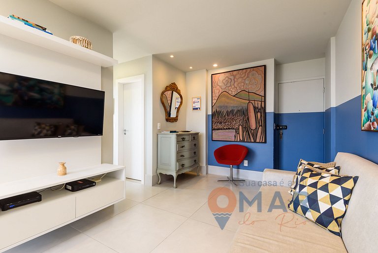 1 BDR, Balcony and Ocean View in Barra|LC 6300/905