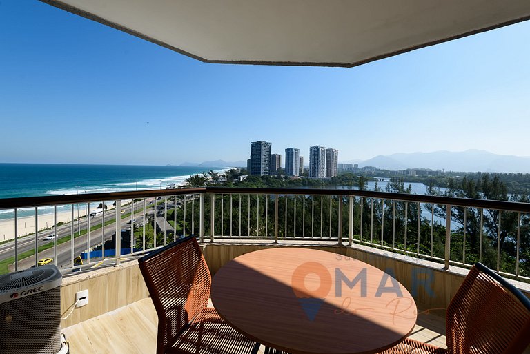 1BDR, balcón y vistas al mar en Barra |LC 6300/905