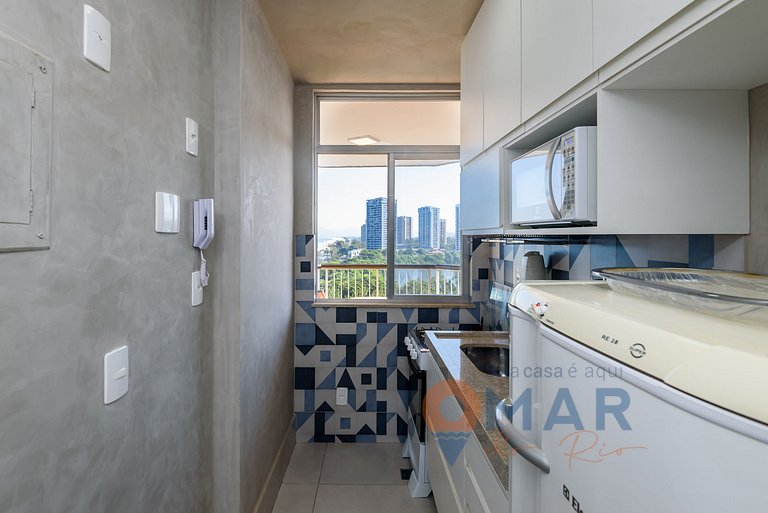 1BDR, balcón y vistas al mar en Barra |LC 6300/905