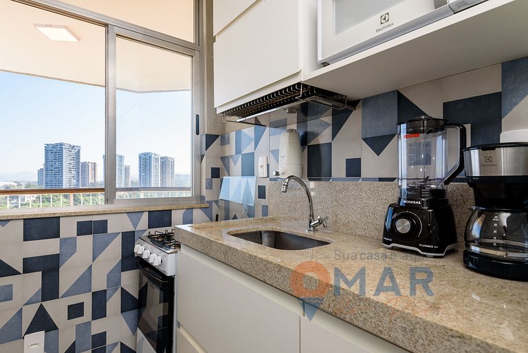 1 BDR, Balcony and Ocean View in Barra|LC 6300/905