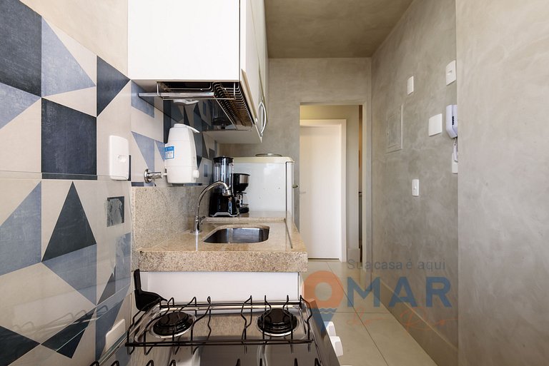 1BDR, balcón y vistas al mar en Barra |LC 6300/905