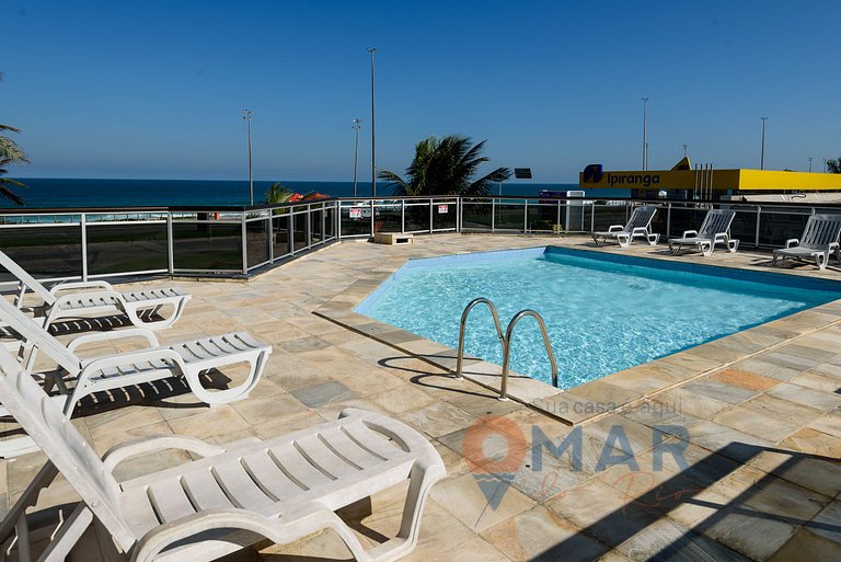 1Qto, Varanda e Vista Mar na Barra | LC 6300/905