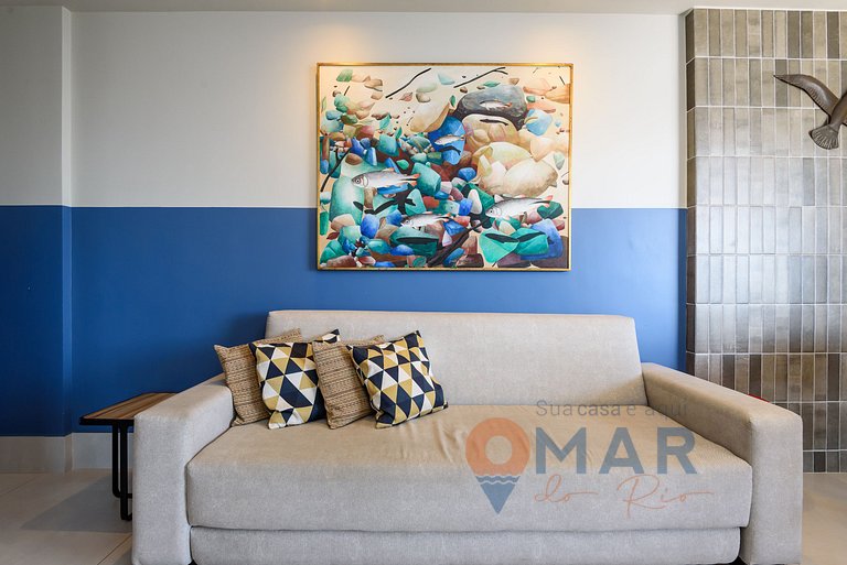 1BDR, balcón y vistas al mar en Barra |LC 6300/905