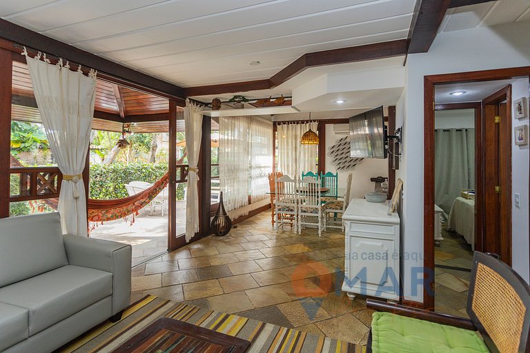 Beach House in Búzios with Gourmet Area | VF 20