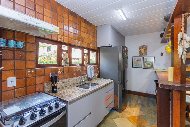 Beach House in Búzios with Gourmet Area | VF 20