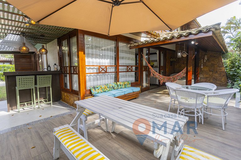 Beach House in Búzios with Gourmet Area | VF 20