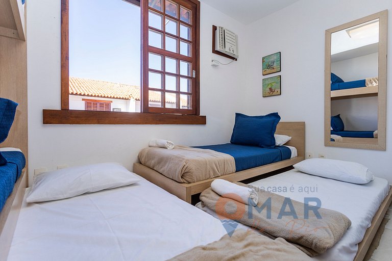 3-Bedroom Duplex with Pool in Cabo Frio | CDI 24