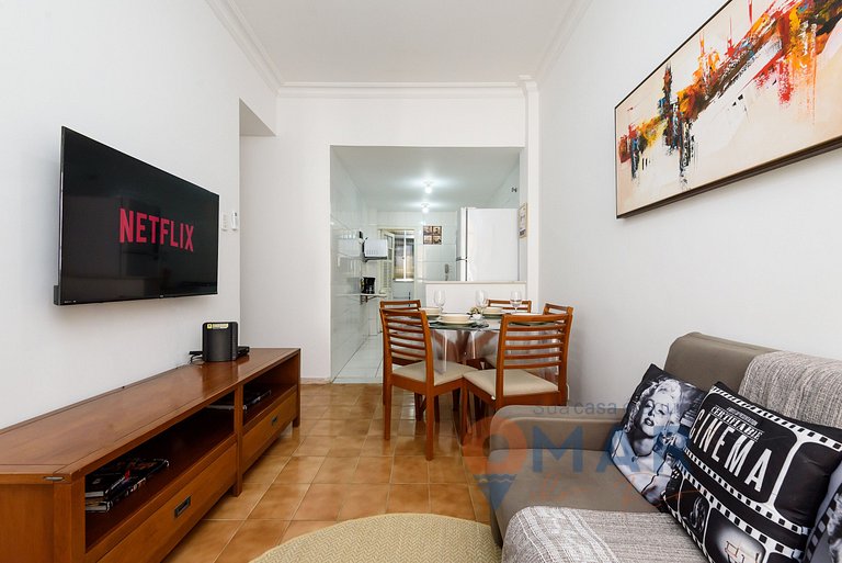 1BDR, 2 Min de la Playa de Copacabana|NSC 1229/903