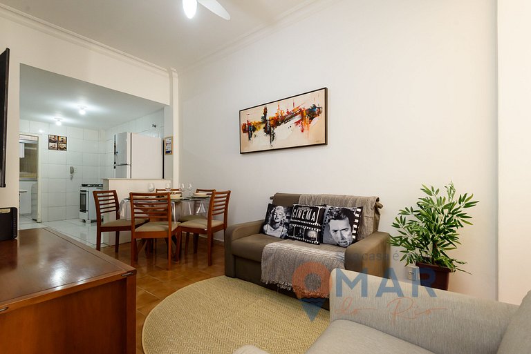 1BDR, 2 Min de la Playa de Copacabana|NSC 1229/903