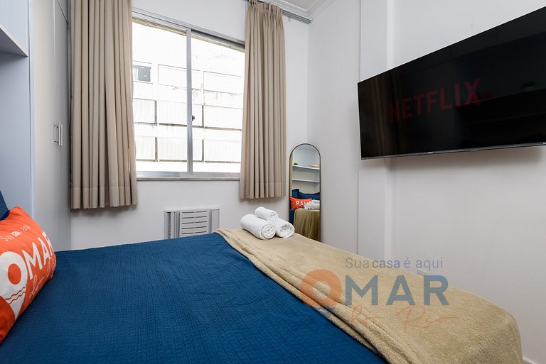 1BDR, 2 Min de la Playa de Copacabana|NSC 1229/903