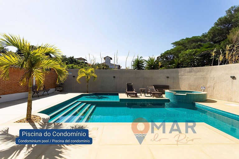 Casa c/ barbacoa en Búzios, 200m de la playa|VS 25