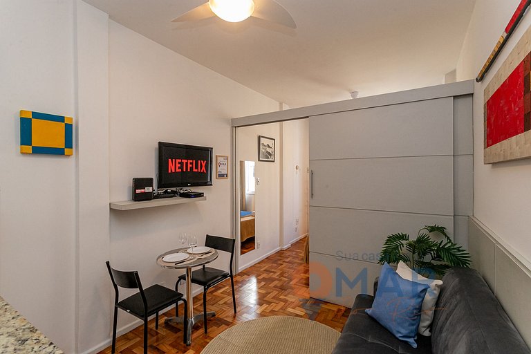 1BDR a 3 Min de la Playa de Copacabana|JC 55/1008