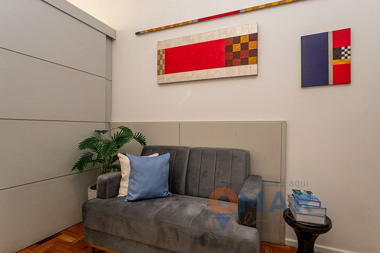 1BDR a 3 Min de la Playa de Copacabana|JC 55/1008