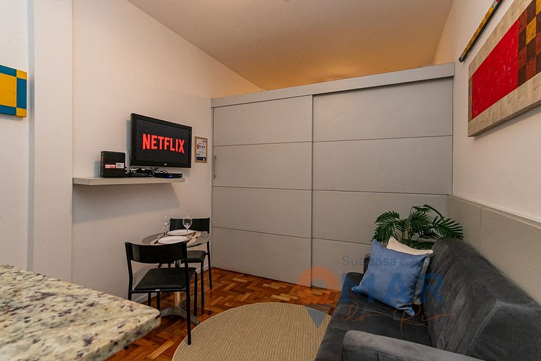 1BDR a 3 Min de la Playa de Copacabana|JC 55/1008