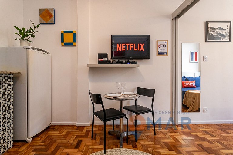 1BDR a 3 Min de la Playa de Copacabana|JC 55/1008
