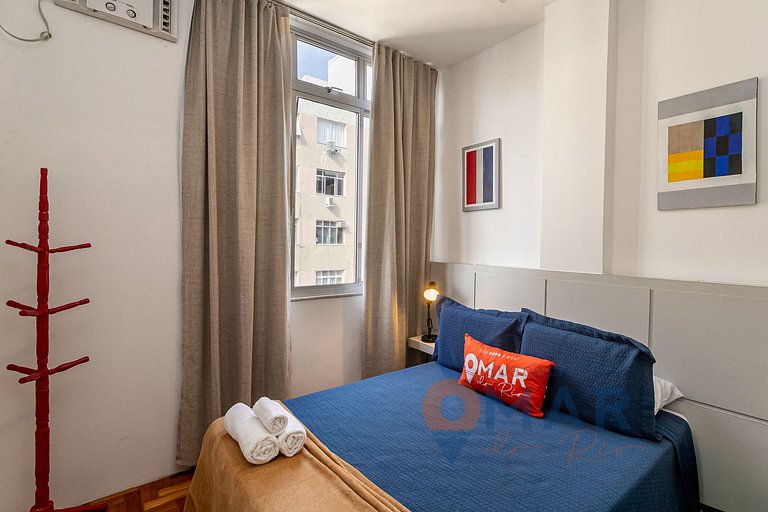 1BDR a 3 Min de la Playa de Copacabana|JC 55/1008