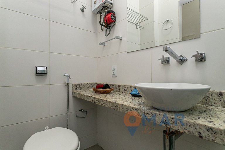 1BRD 3 Min from Copacabana Beach | JC 55/1008