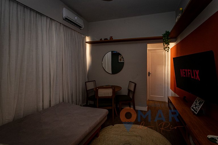 1Qto a 3 min da Praia de Ipanema | JN 185/705