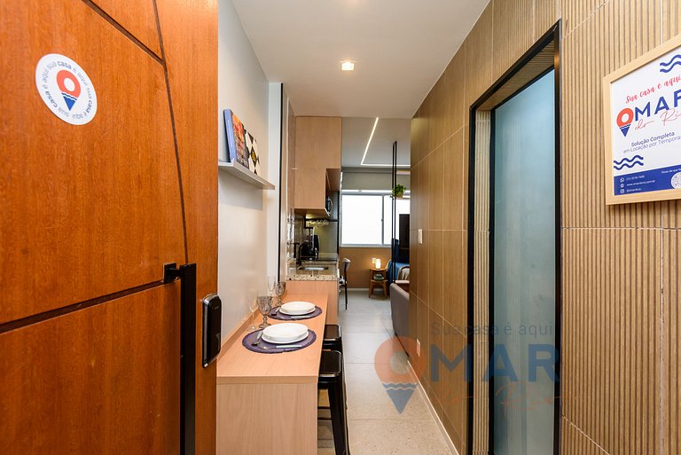 Studio en Copacabana, cerca de la playa|A 3806/711