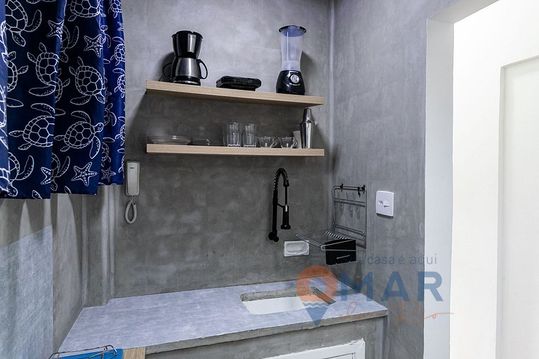 Apto Praiano em Copacabana: 1Min do Mar|GS 738/507