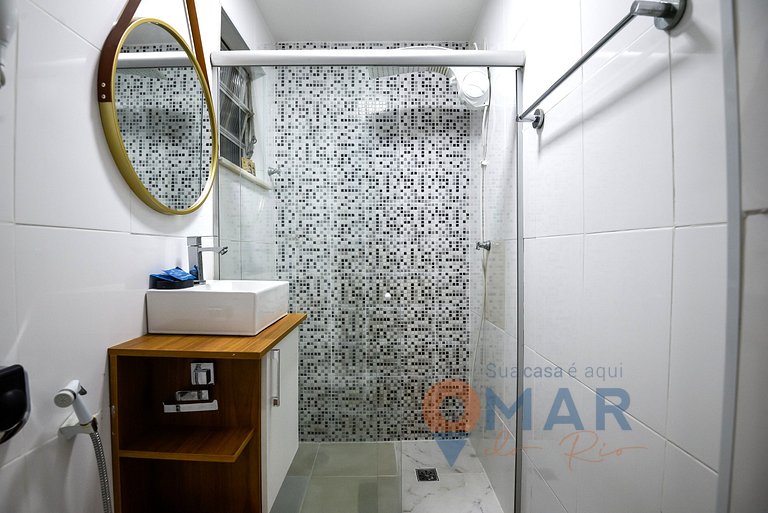 Estudio en Botafogo Cerca de la Playa| PB 356/1240