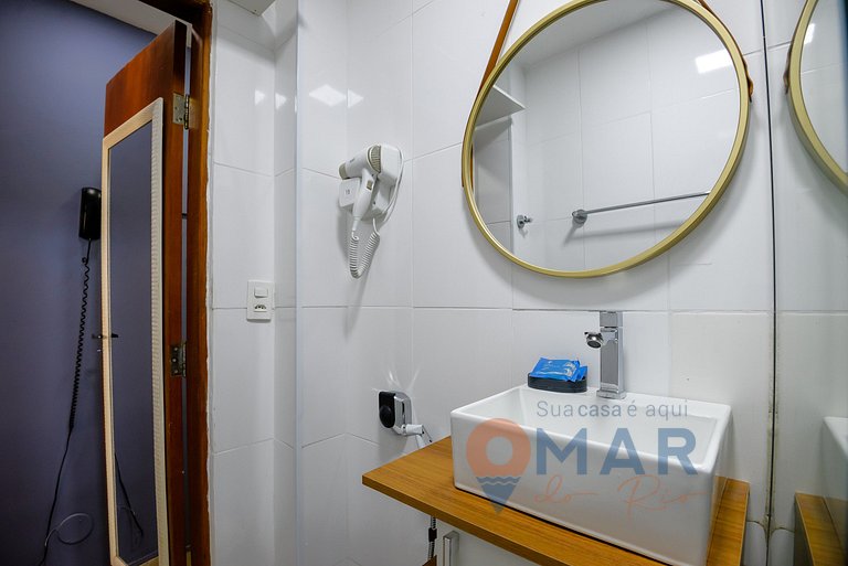 Estudio en Botafogo Cerca de la Playa| PB 356/1240
