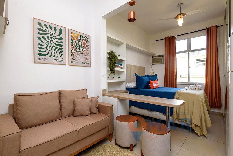 Studio em Botafogo Perto da Praia  | PB 356/1240