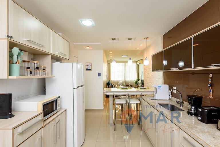 2Qtos a 5Min da Praia de Copacabana | BL 125/604