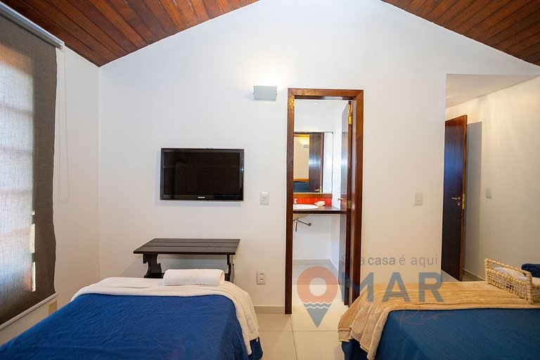 Beachfront House w/ Ocean View in Búzios | CBR 7/7