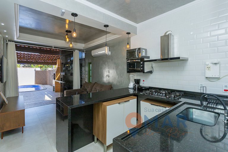 House with Swimming Pool and Gourmet Area in Búzios | E 02