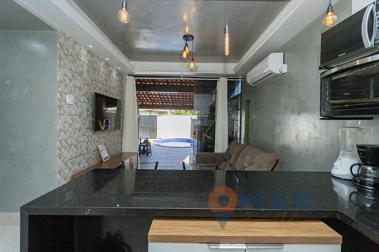 House with Swimming Pool and Gourmet Area in Búzios | E 02