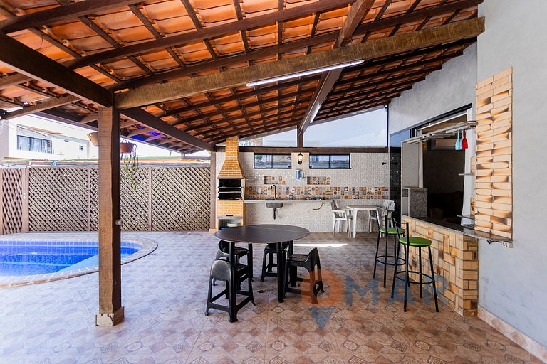 House with Swimming Pool and Gourmet Area in Búzios | E 02
