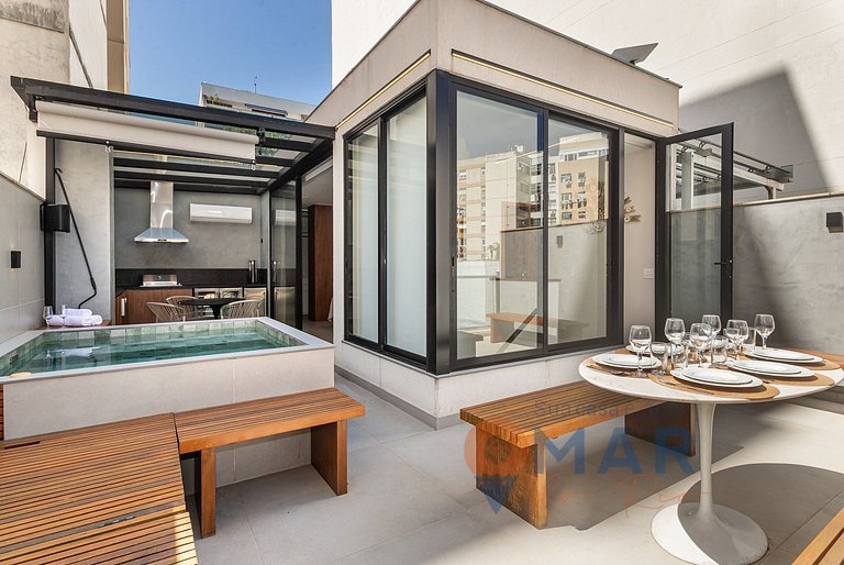 Duplex: Pool, Gourmet Area, and Garage | CN 37/404