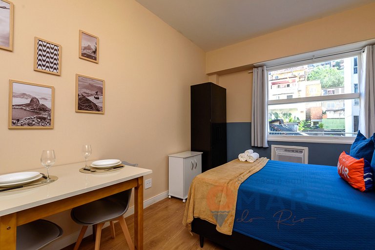 Studio perto do metrô e 8min da praia | SF 228/934