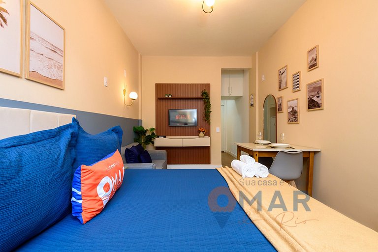 Estudio cerca del metro, 8min playa | SF 228/934