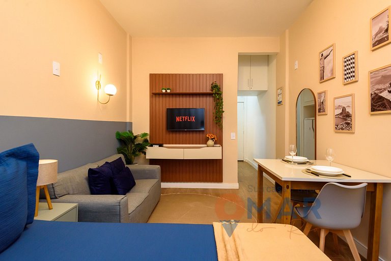 Estudio cerca del metro, 8min playa | SF 228/934