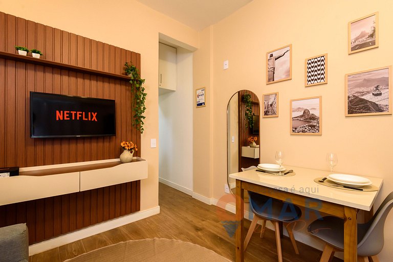 Estudio cerca del metro, 8min playa | SF 228/934