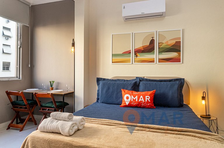 Studio a 2min da Praia de Copacabana | PJ 135/708B