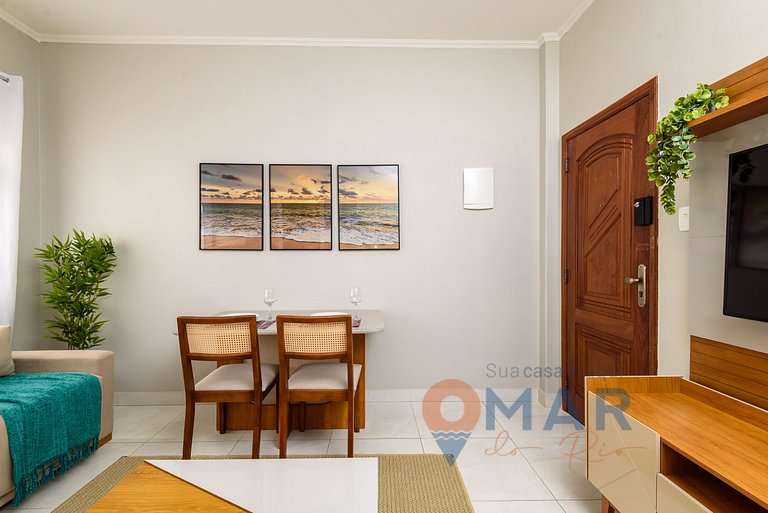 1Qto em Copacabana a 4min da Praia  | SC 86/906