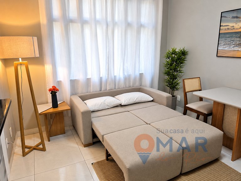 1Hab en Copacabana, 4min de la Playa | SC 86/906