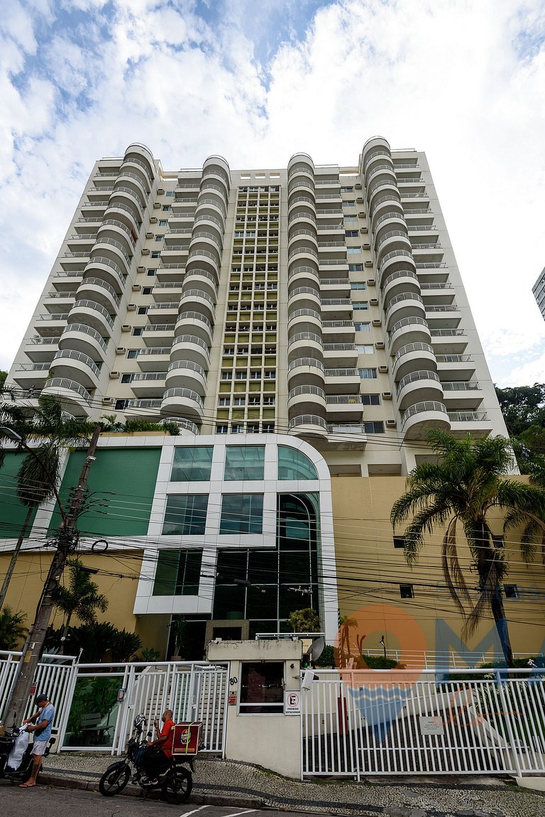 2Qtos com Piscina e Garagem em Botafogo |BV 80/107