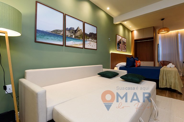 Studio a 4 min da Praia de Copacabana| RP 195/1001