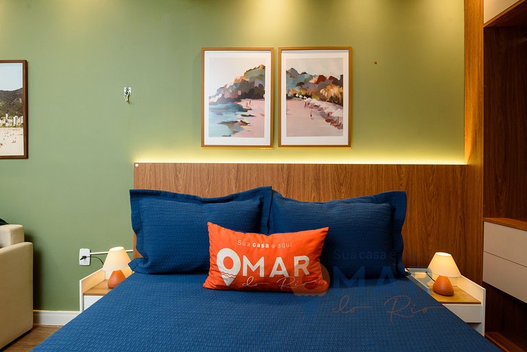 Estudio 4 min de la playa de Copacabana|RP195/1001
