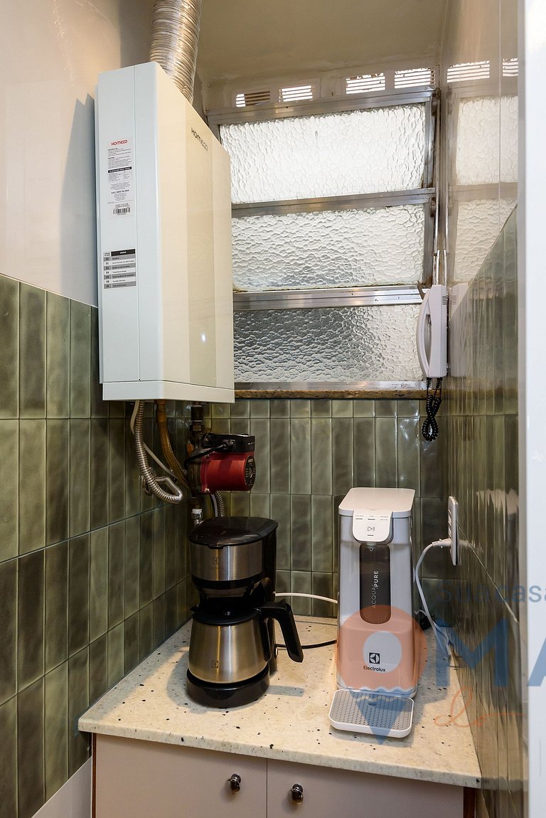 Studio 4 min from Copacabana Beach | RP 195/1001