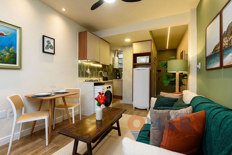 Studio a 4 min da Praia de Copacabana| RP 195/1001