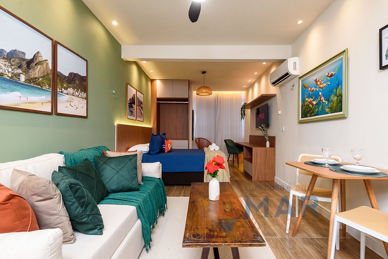 Studio a 4 min da Praia de Copacabana| RP 195/1001